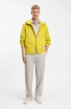 Wasserabweisender Regular-Fit Windbreaker aus softem Gewebe