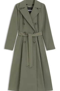 Wasserabweisender Trenchcoat mit Gürtel