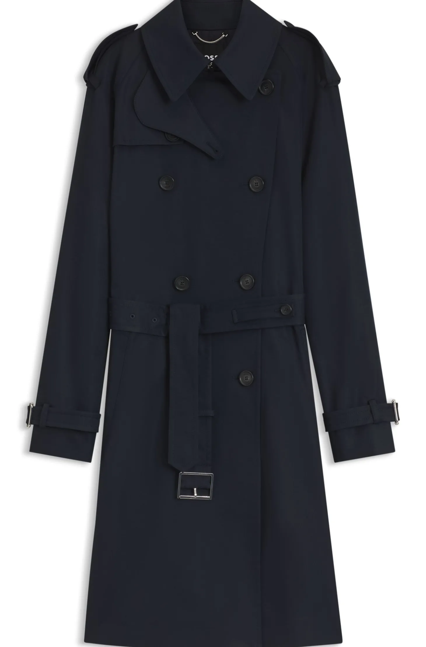 Wasserabweisender Trenchcoat mit Gürtel