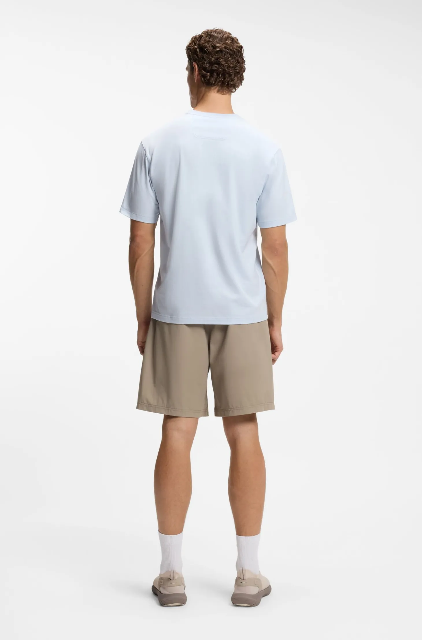Wasserabweisende Shorts mit feiner Waffelstruktur