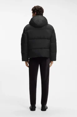 Wasserabweisende Steppjacke mit abnehmbarer Kapuze