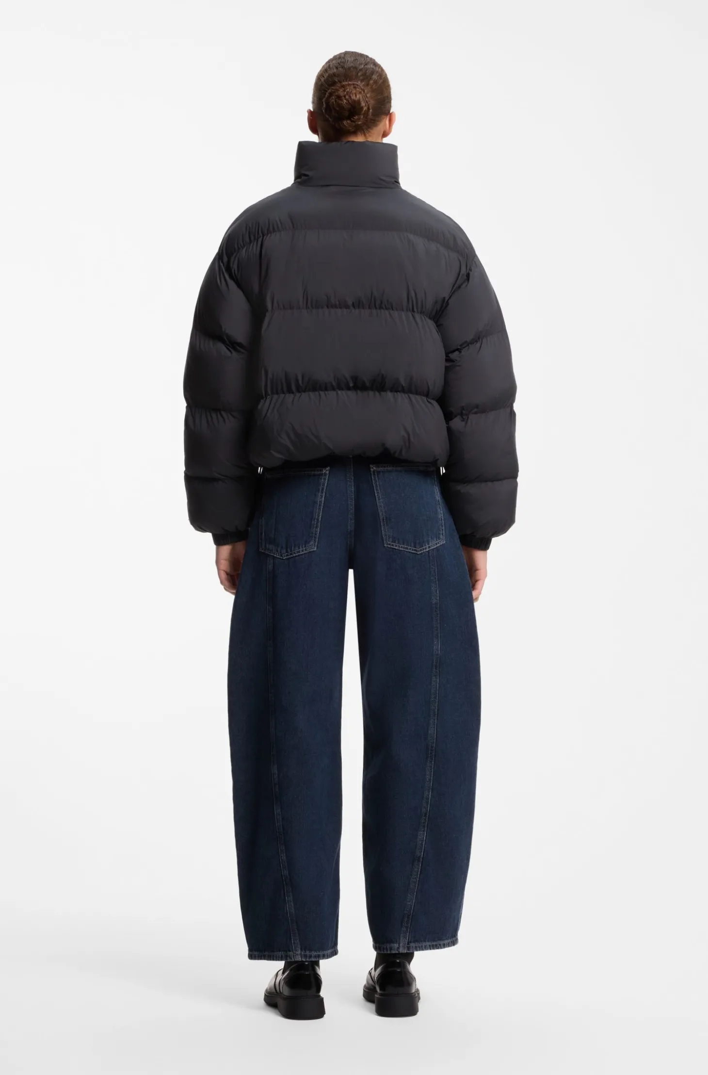 Wasserabweisende Steppjacke mit Stehkragen