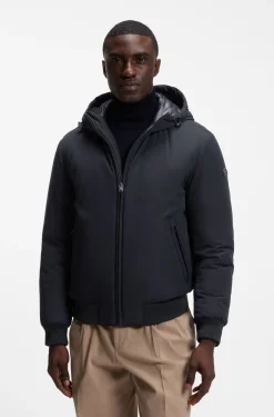 Wasserabweisende wattierte Jacke mit Double-B-Monogramm