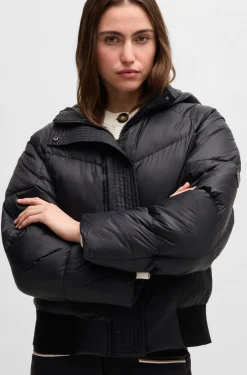 Wasserabweisende, wattierte Reitsport-Bomberjacke