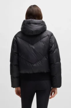 Wasserabweisende, wattierte Reitsport-Bomberjacke