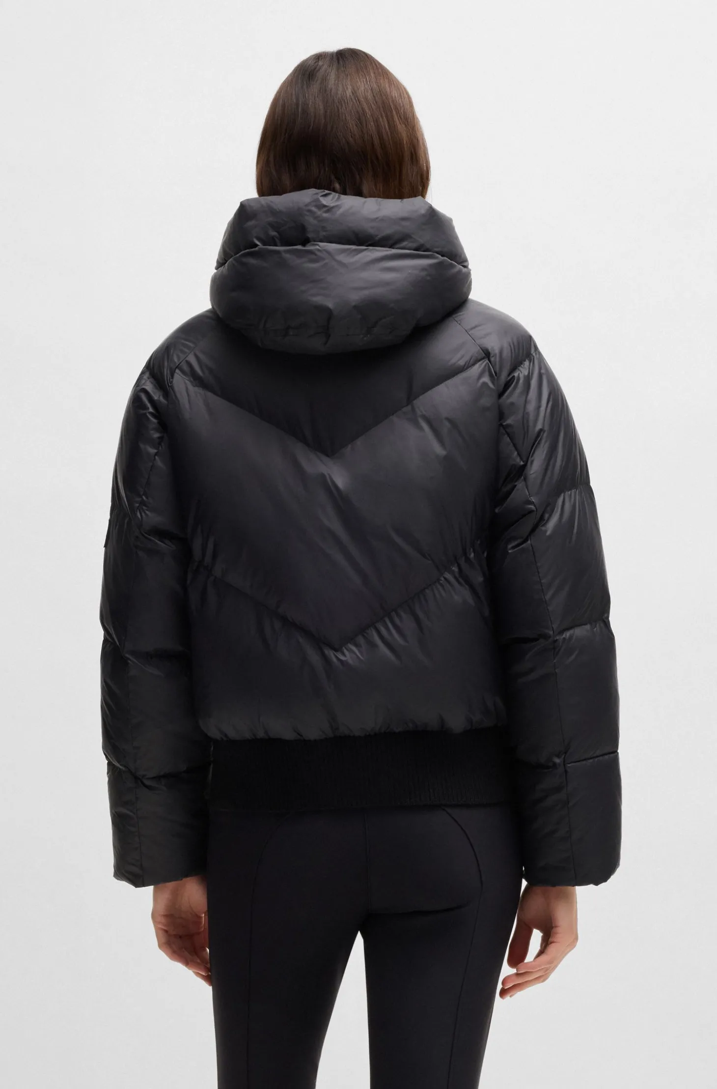 Wasserabweisende, wattierte Reitsport-Bomberjacke