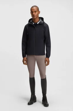 Wasserdichte Reitsport-Jacke mit verstellbarer Kapuze