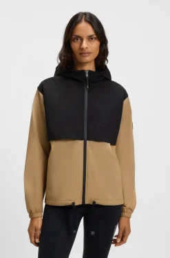 Wasserdichte Reitsport-Regenjacke mit Double-B-Monogrammen