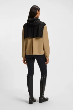 Wasserdichte Reitsport-Regenjacke mit Double-B-Monogrammen