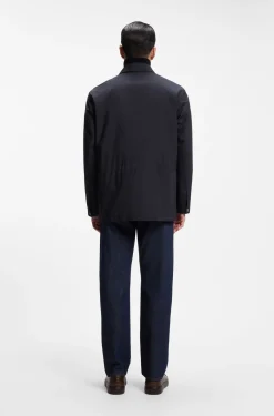 Wattierte Jacke aus angerautem funktionellem Gewebe