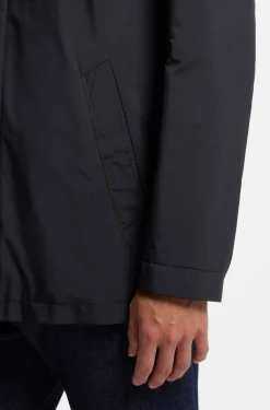Wattierte Jacke aus angerautem funktionellem Gewebe