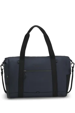Weekender aus Kunstleder mit reflektierenden Details