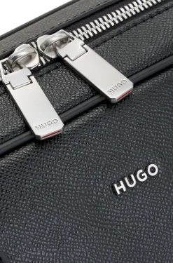 Weekender mit Beschlägen in Silber-Optik