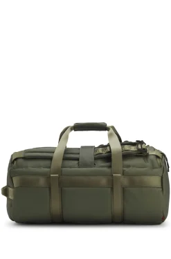 Weekender mit Rucksackriemen und Logo-Schriftzug