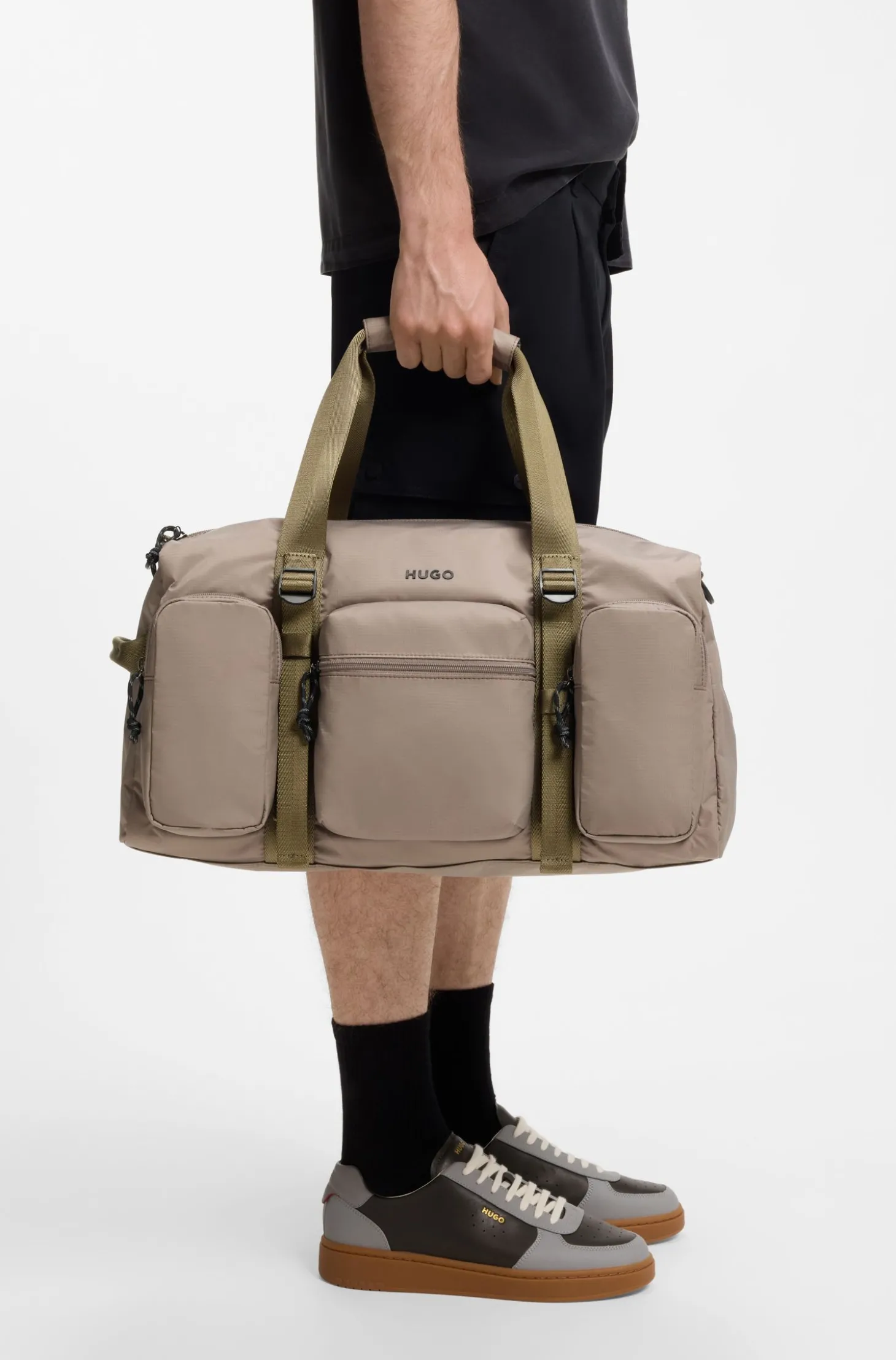 Weekender mit Silikon-Print-Logo
