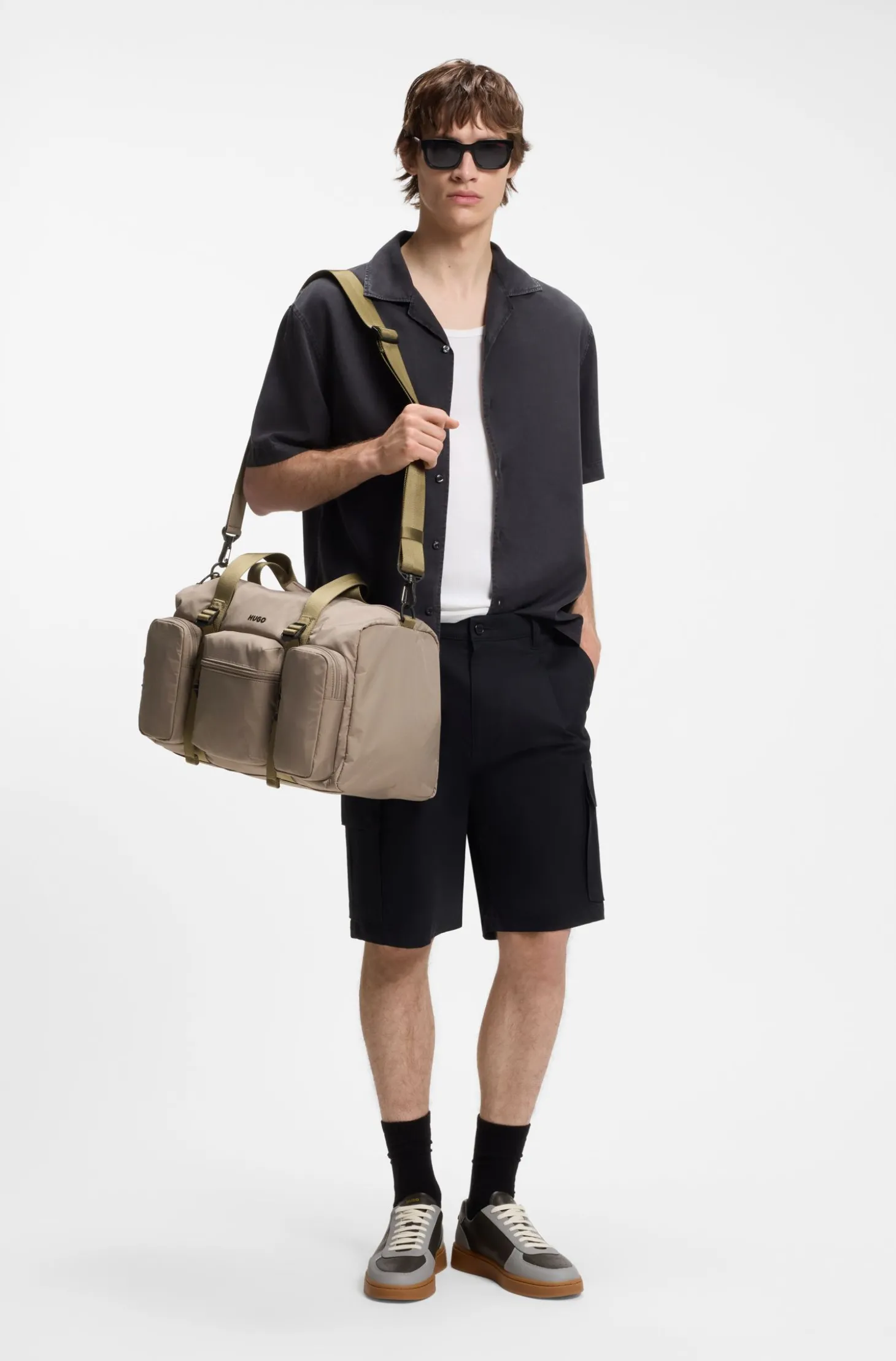 Weekender mit Silikon-Print-Logo
