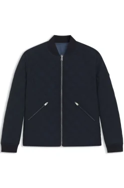 Wendbare Jacke mit Absteppungen und wasserabweisendem Finish
