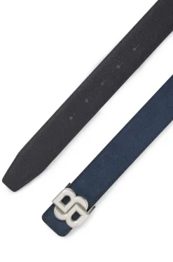 Wendegürtel aus Leder mit Double-B-Schließe