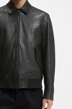 Year of the Horse Lederjacke mit lasergraviertem Artwork