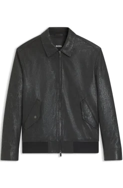 Year of the Horse Lederjacke mit lasergraviertem Artwork