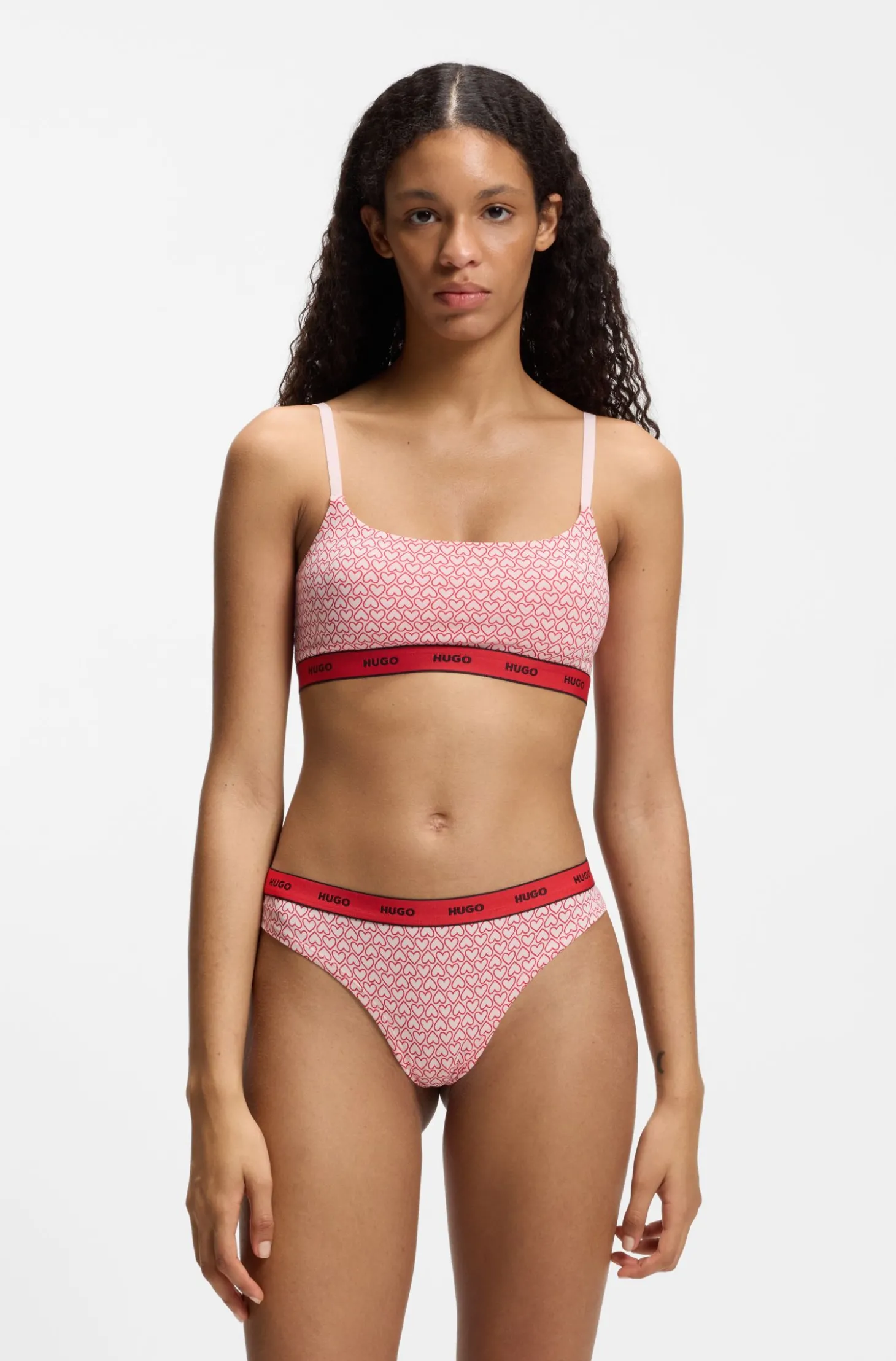 Zweierpack Bralettes aus Stretch-Baumwolle