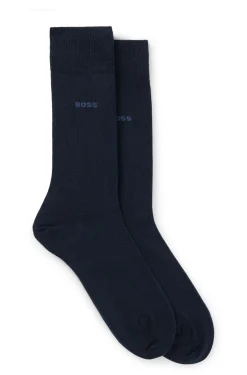 Zweierpack Business-Socken aus softer, kompakter Baumwolle