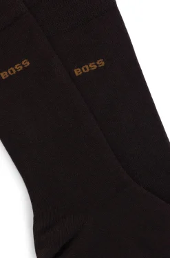 Zweierpack Business-Socken aus softer, kompakter Baumwolle