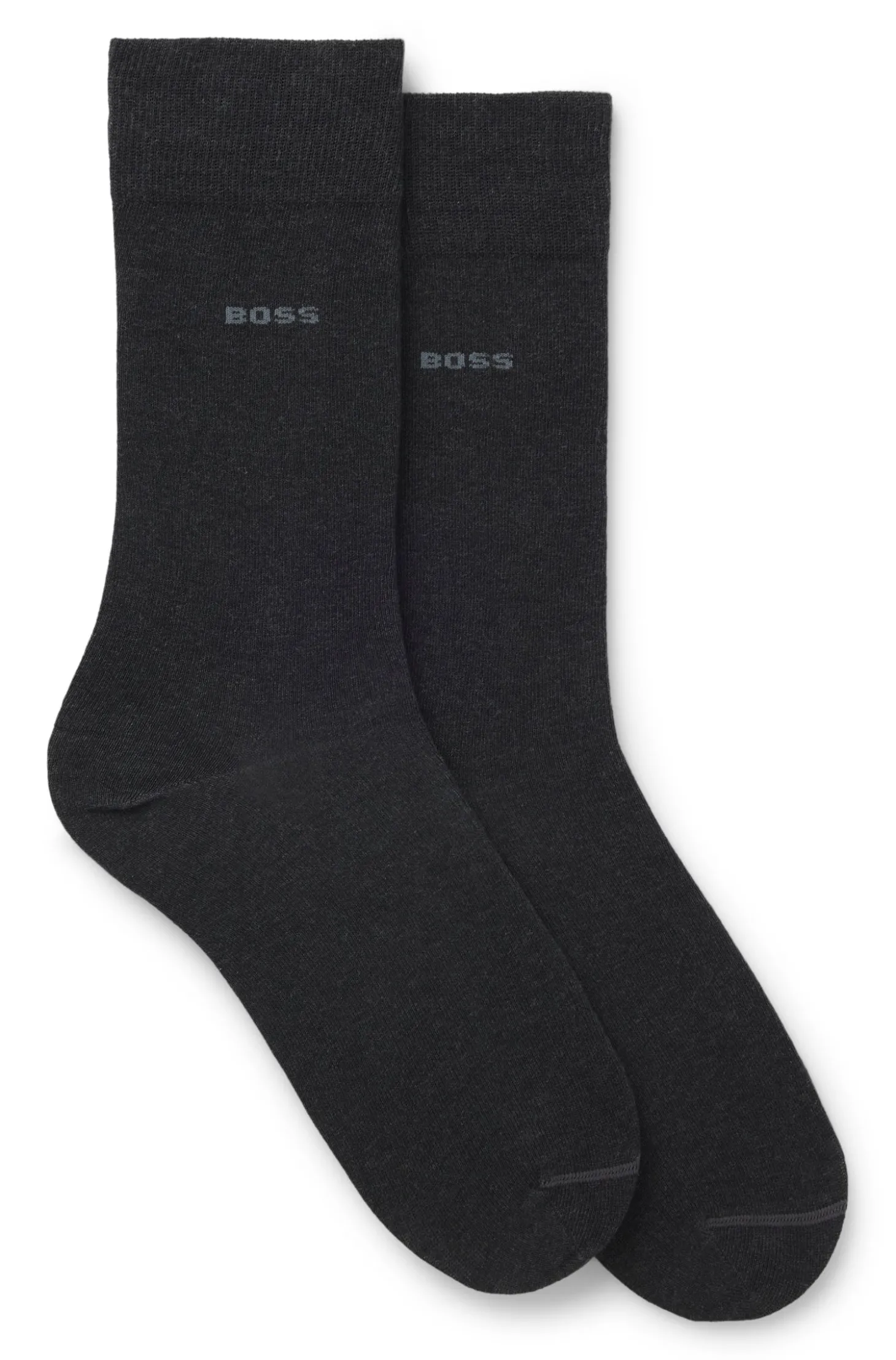 Zweierpack Business-Socken aus softer, kompakter Baumwolle