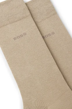 Zweierpack Business-Socken aus softer, kompakter Baumwolle