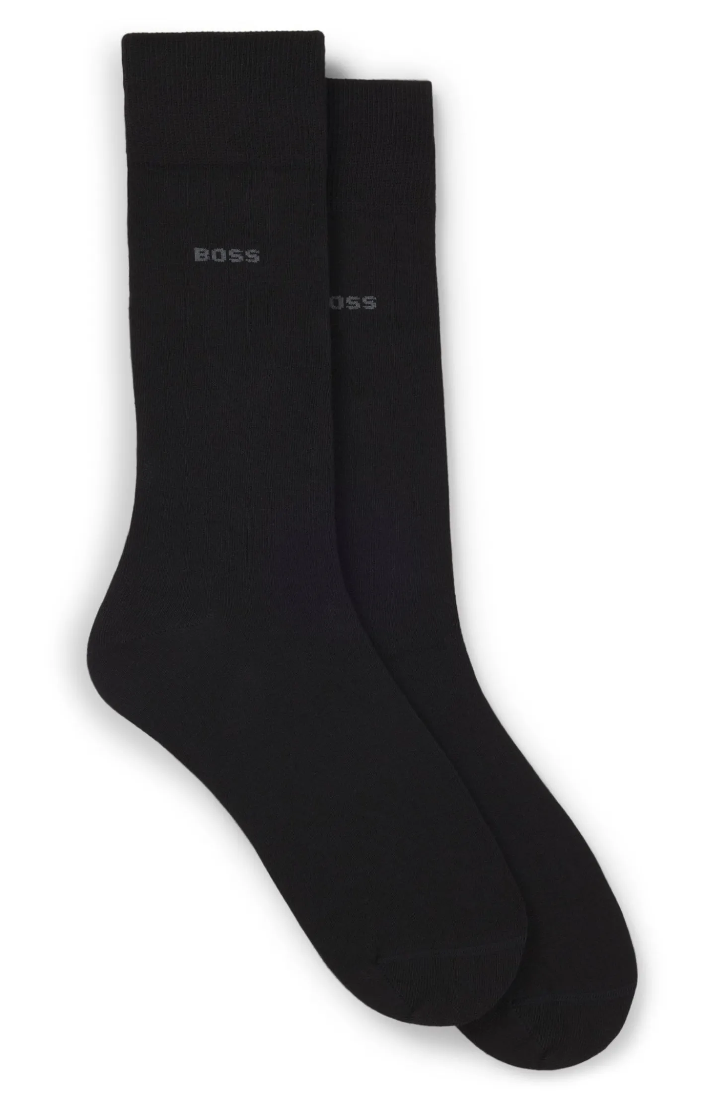 Zweierpack Business-Socken aus softer, kompakter Baumwolle