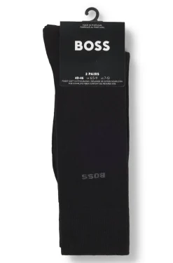 Zweierpack Business-Socken aus softer, kompakter Baumwolle