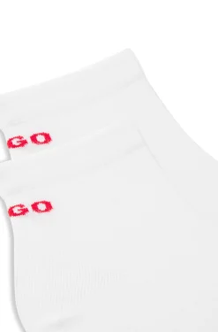 Zweierpack kurze Socken aus Baumwoll-Mix