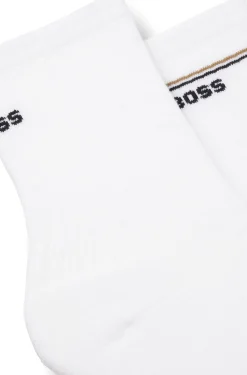 Zweierpack kurze Socken mit Logo-Details