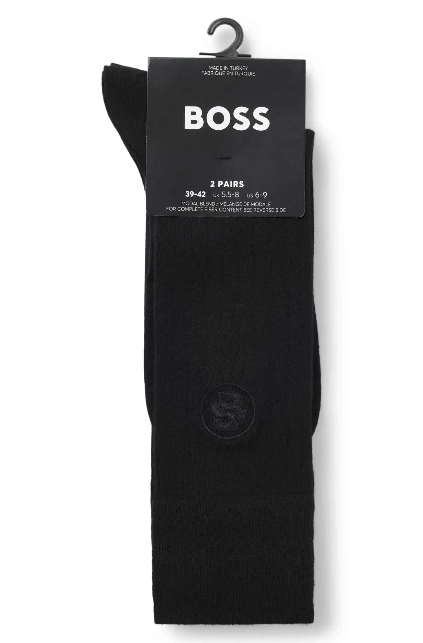 Zweierpack mittelhohe Socken aus Modal-Mix