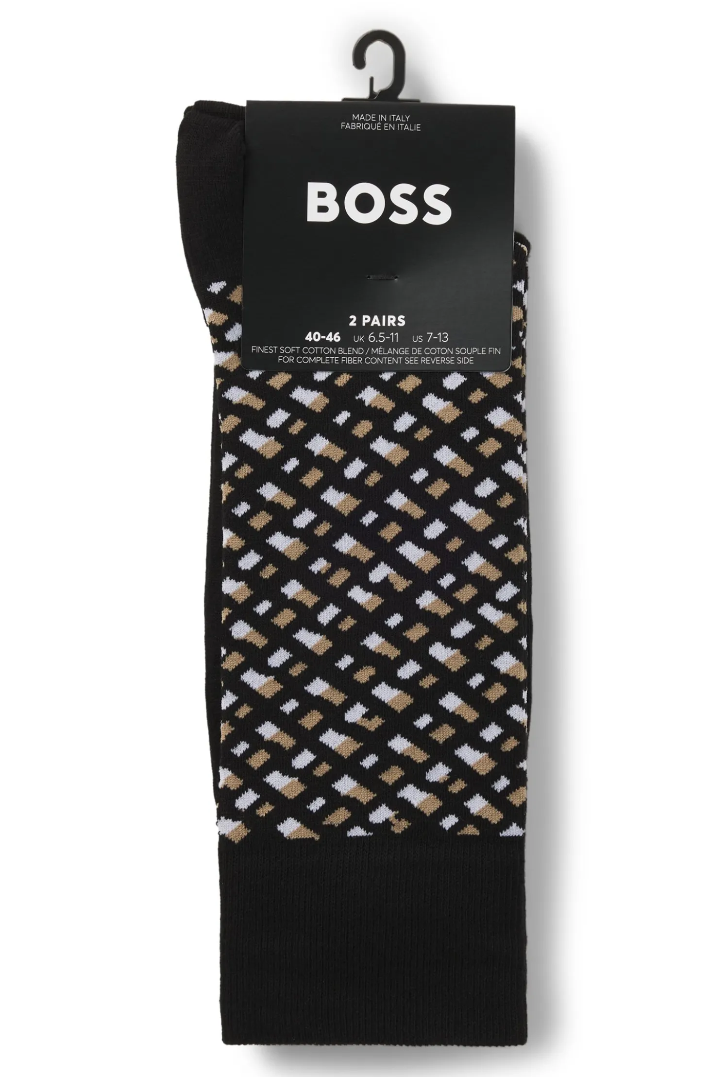 Zweierpack mittelhohe Socken aus Baumwoll-Mix