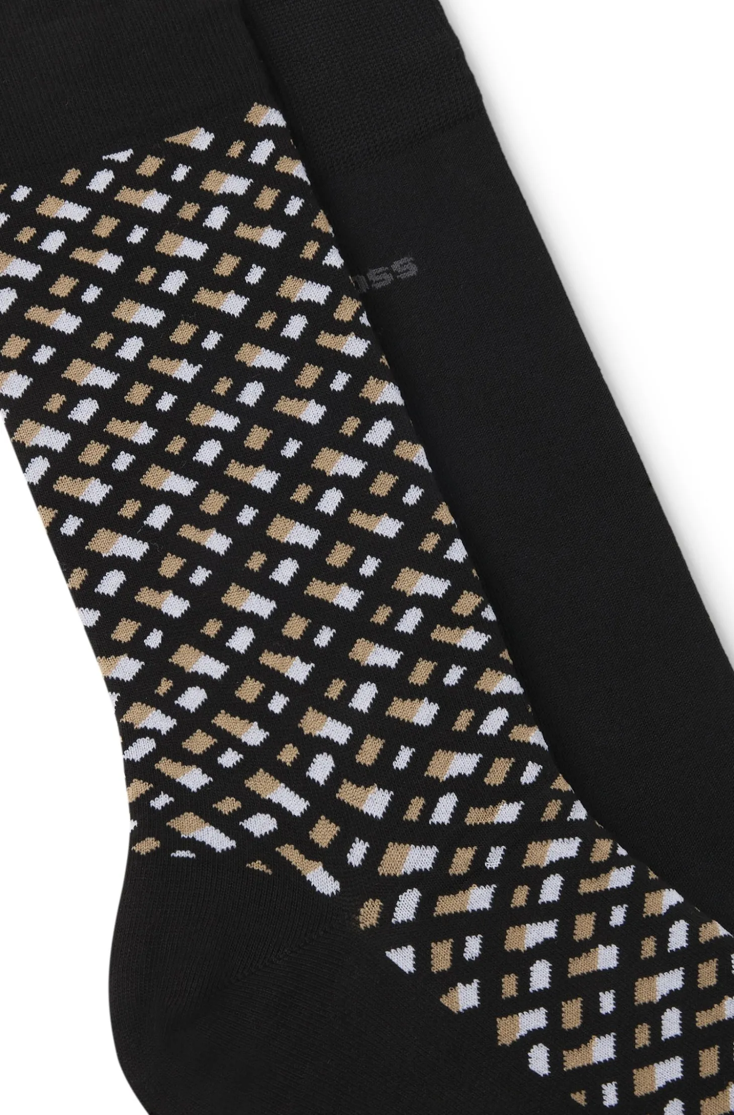 Zweierpack mittelhohe Socken aus Baumwoll-Mix