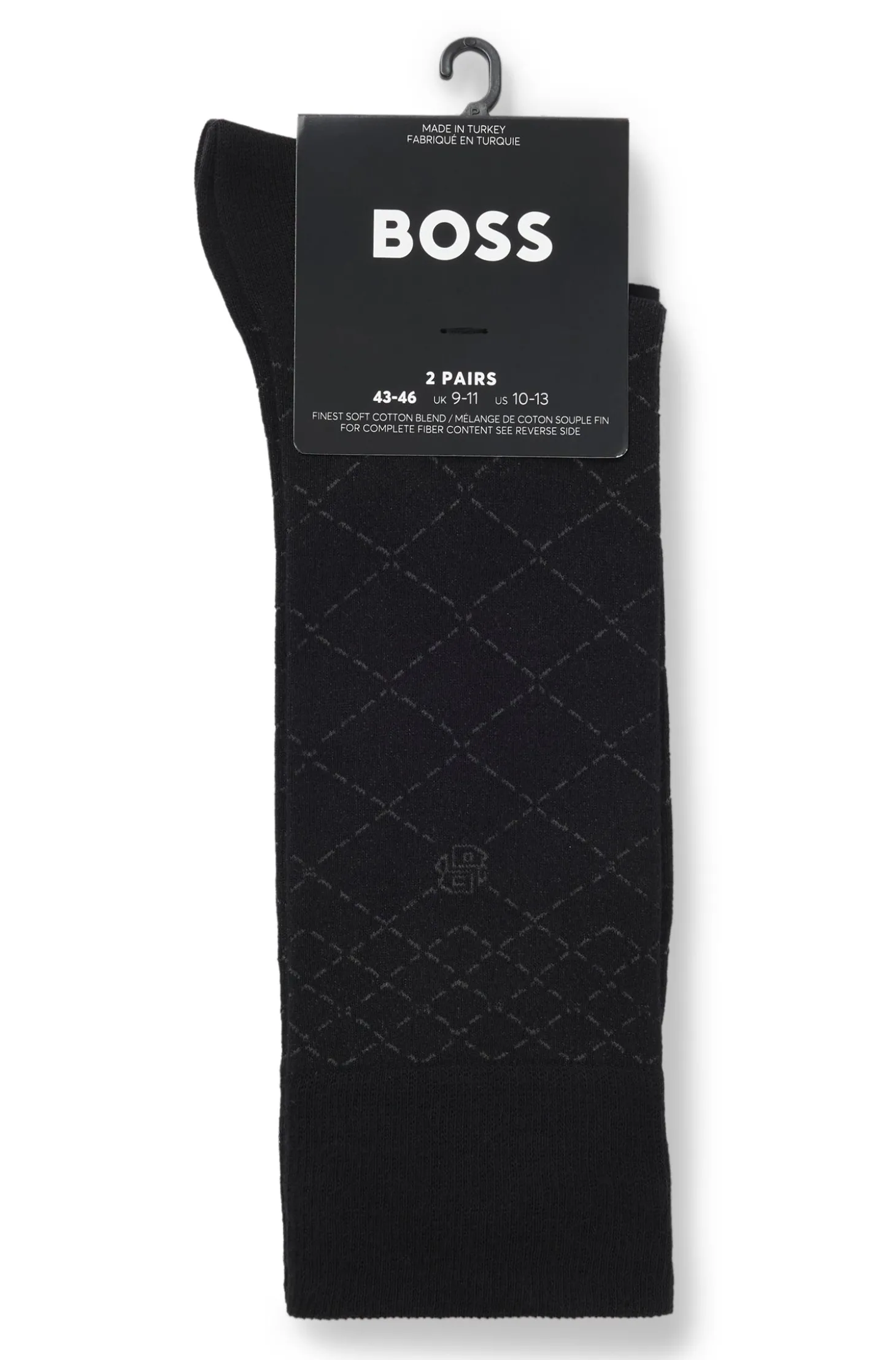 Zweierpack mittelhohe Socken aus Baumwoll-Mix