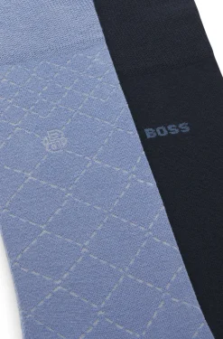 Zweierpack mittelhohe Socken aus Baumwoll-Mix