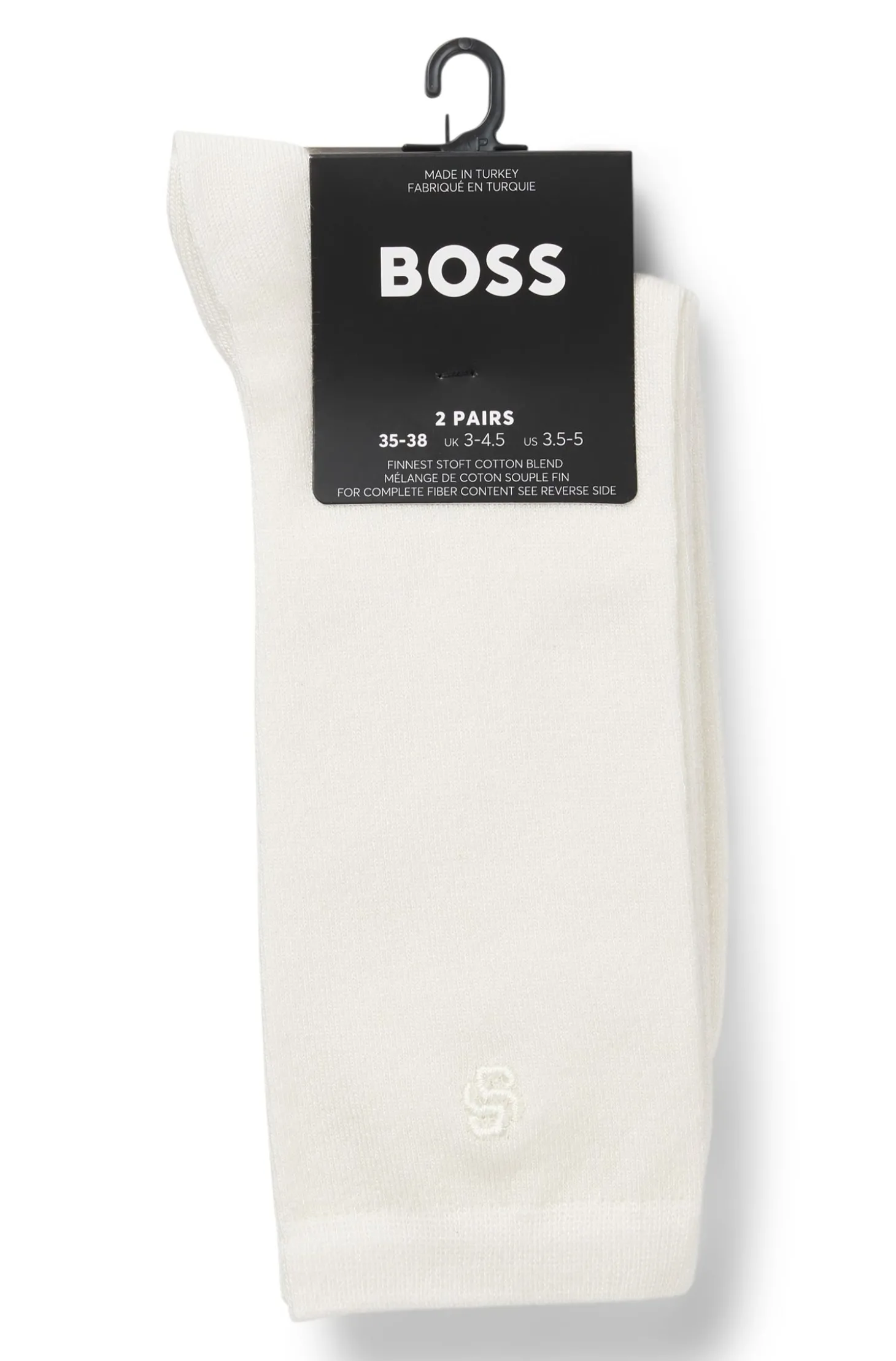 Zweierpack mittelhohe Socken mit Logo-Details