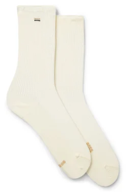 Zweierpack mittelhohe Socken mit Logo-Details