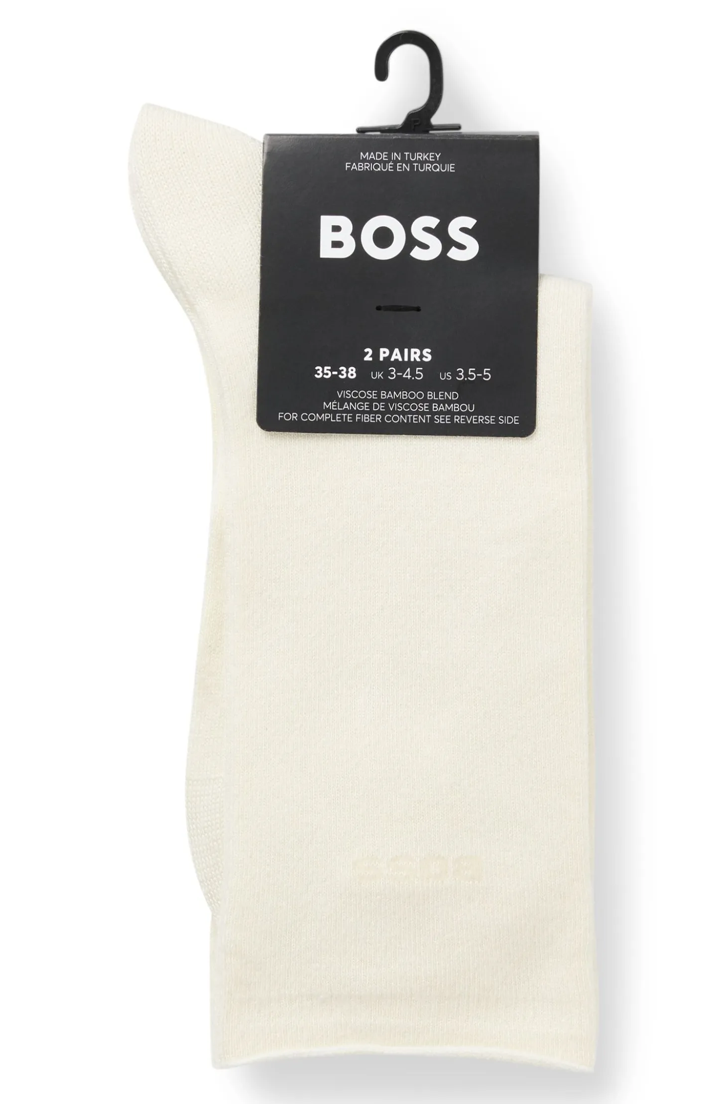 Zweierpack mittelhohe Socken mit Bambus