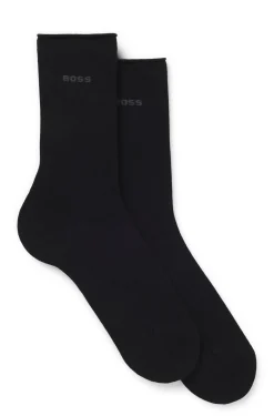 Zweierpack mittelhohe Socken mit Bambus