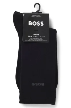 Zweierpack mittelhohe Socken mit Bambus
