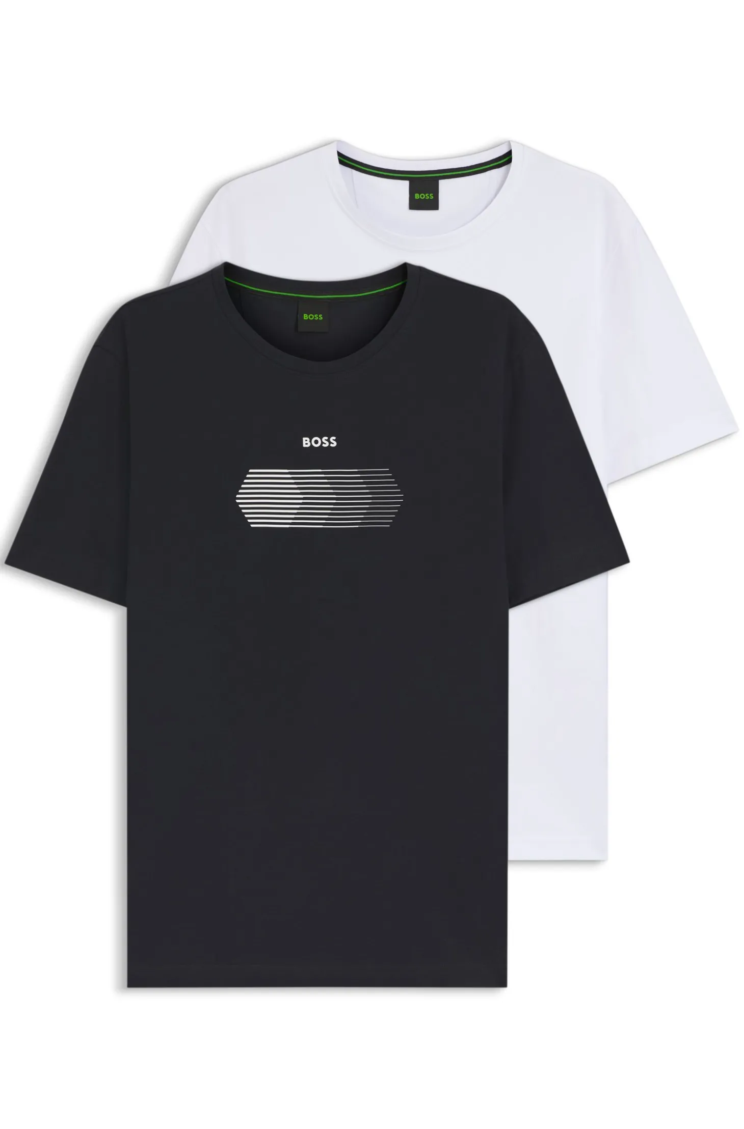 Zweierpack Regular-Fit T-Shirts aus Stretch-Baumwolle