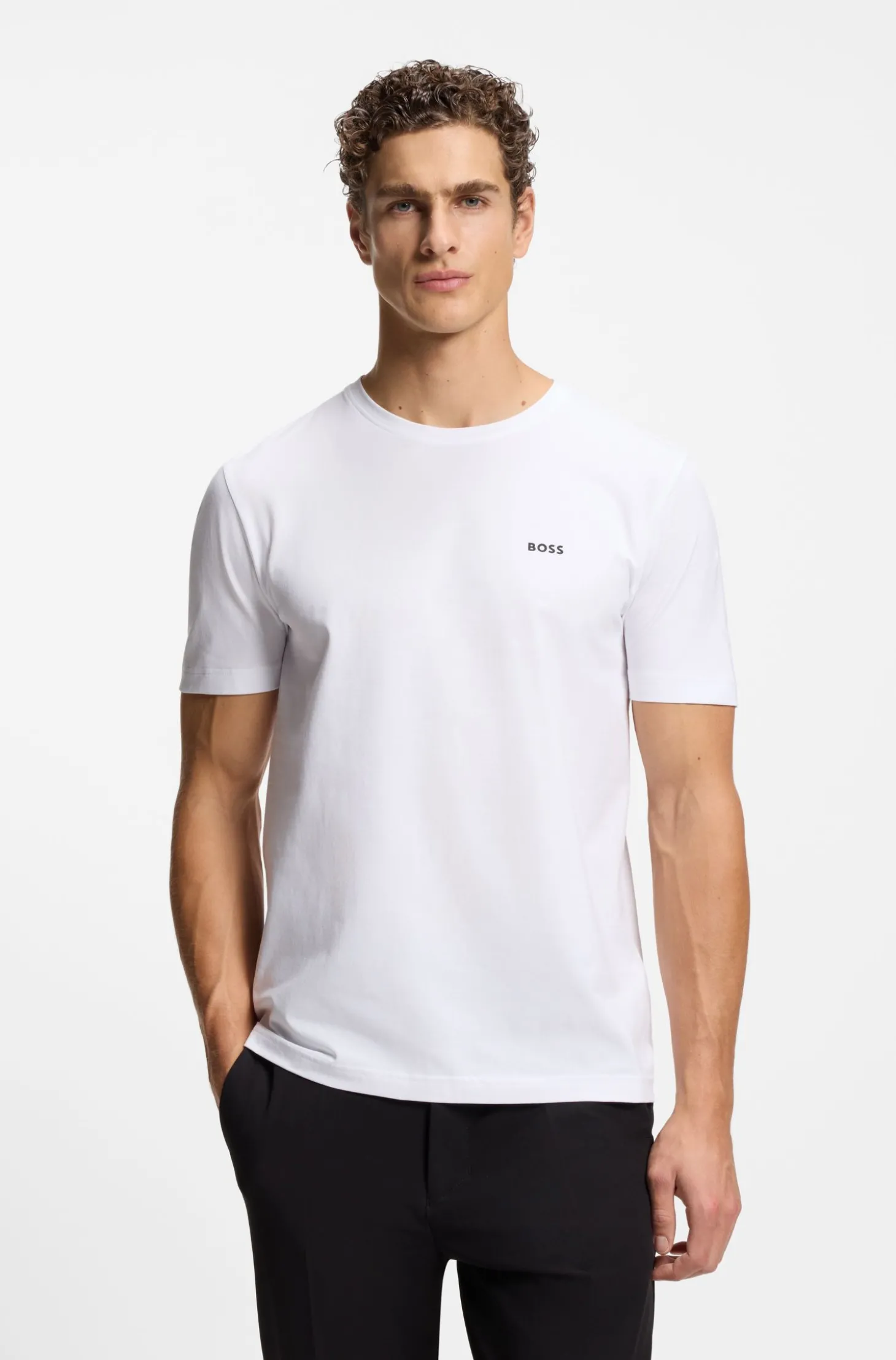 Zweierpack Regular-Fit T-Shirts aus Stretch-Baumwolle