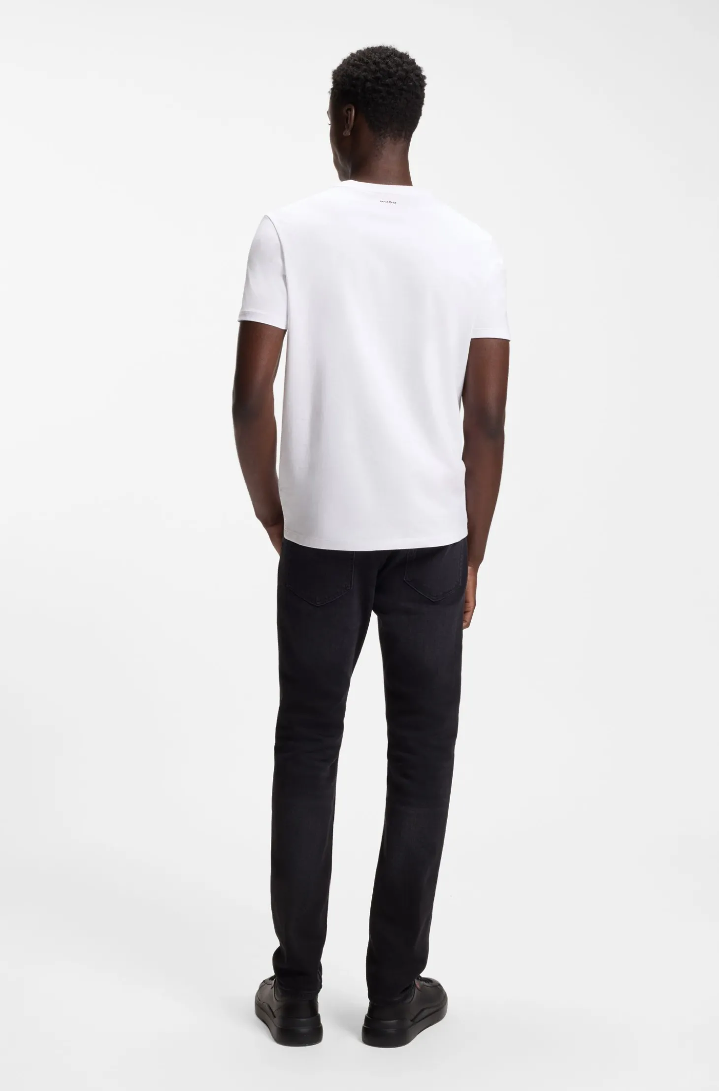 Zweierpack Slim-Fit T-Shirts aus Stretch-Baumwolle
