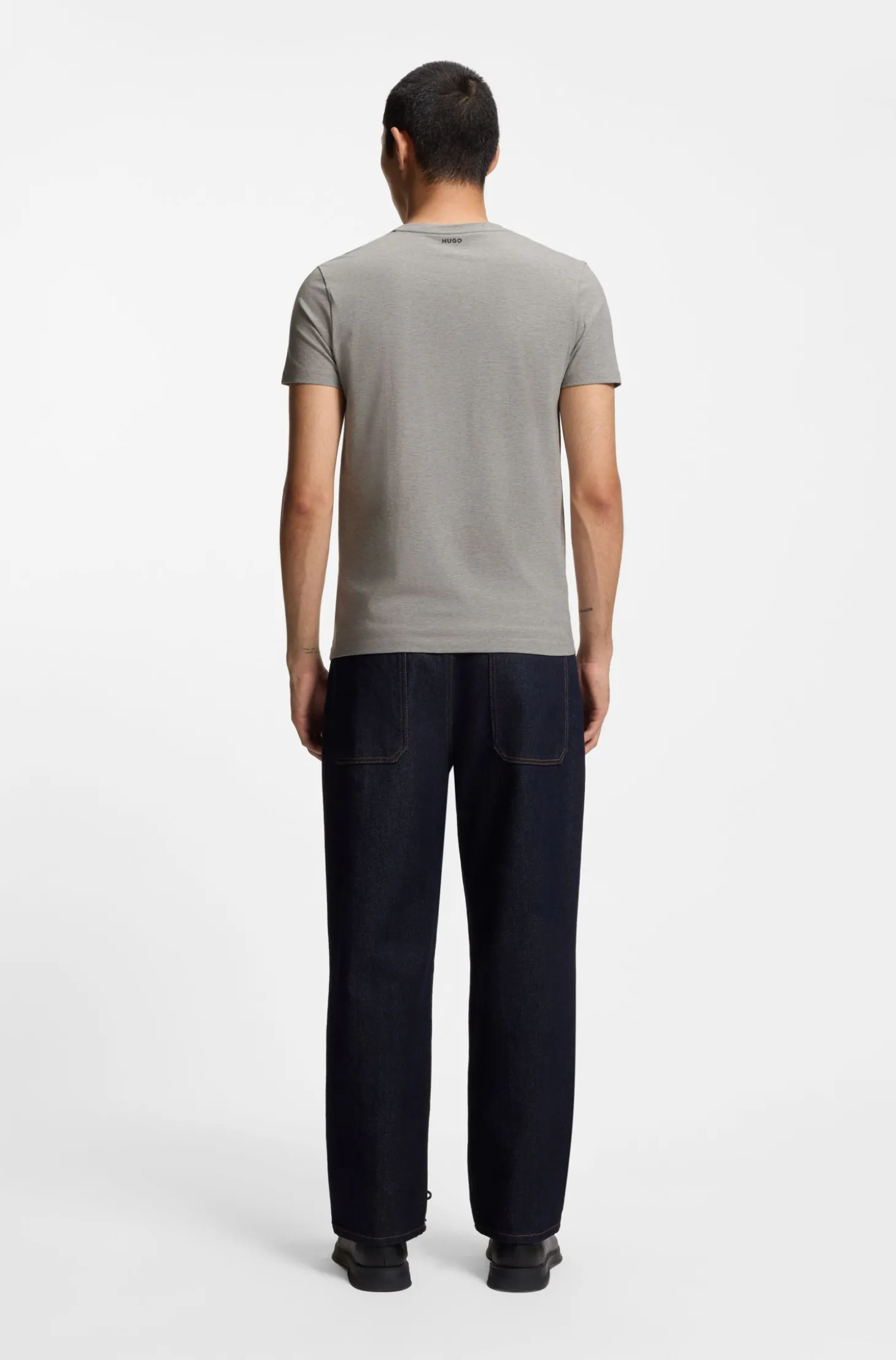 Zweierpack Slim-Fit T-Shirts aus Stretch-Baumwolle