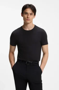 Zweierpack Slim-Fit T-Shirts aus Stretch-Baumwolle