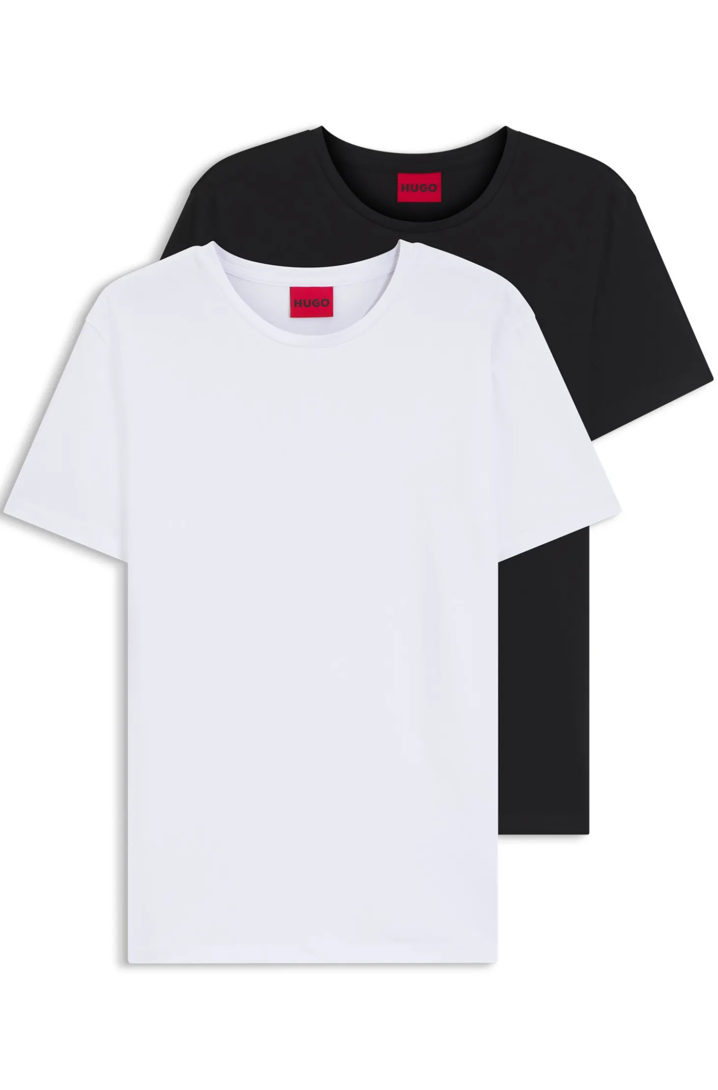 Zweierpack Slim-Fit T-Shirts aus Stretch-Baumwolle