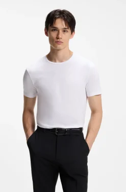 Zweierpack Slim-Fit T-Shirts aus Stretch-Baumwolle